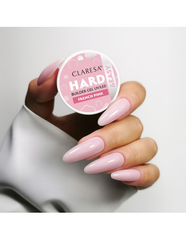 CLARESA HARD&EASY BUILDER GEL FRENCH PINK 12g