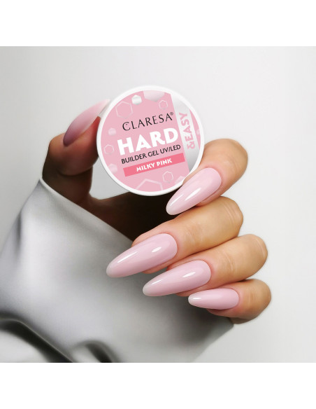 CLARESA HARD&EASY BUILDER GEL MILKY PINK 12g