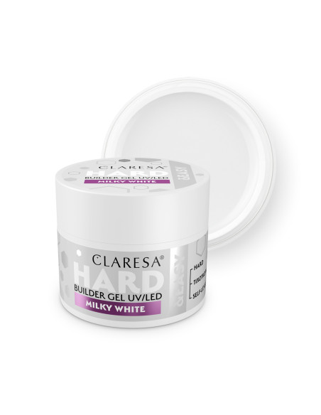 CLARESA HARD&EASY BUILDER GEL MILKY WHITE 45g