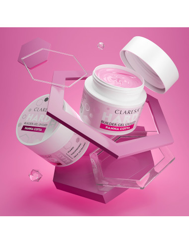 CLARESA HARD&EASY BUILDER GEL PANNA COTTA 12g