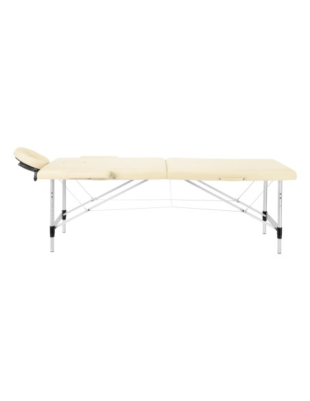 BALANCE aluminium folding Massage bed 2 segment cream
