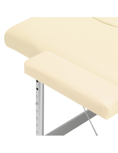 BALANCE aluminium folding Massage bed 2 segment cream
