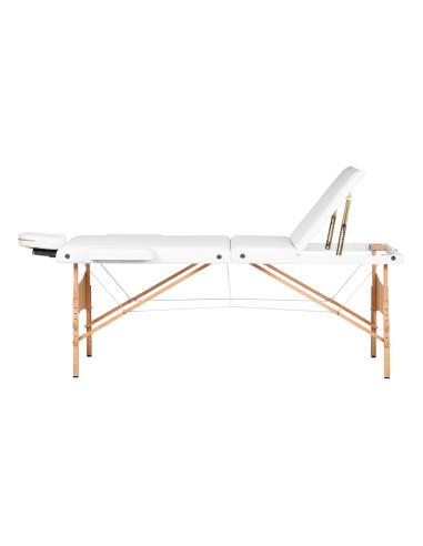 BALANCE wooden folding Massage bed 3 segment 190x70 white