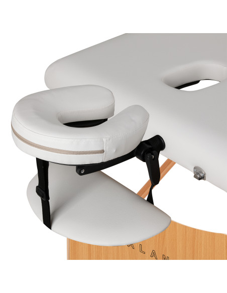 BALANCE wooden folding Massage bed 3 segment 190x70 white