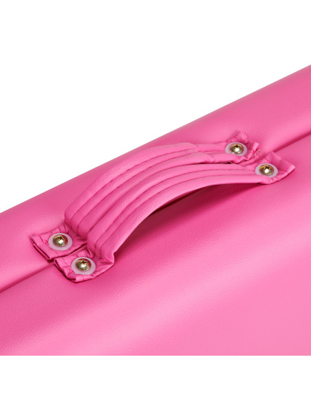 BALANCE aluminium folding Massage bed 2 segment pink
