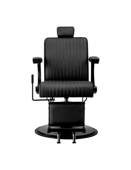 Gabbiano Visionerio barber chair black with black frame