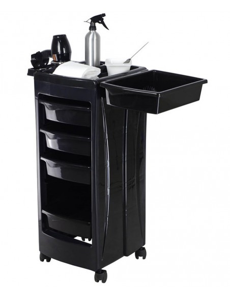 Salon Trolley - Capri Black Bella Furniture Ireland