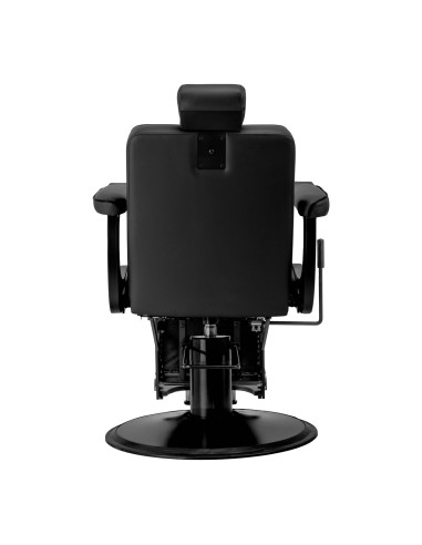 Gabbiano Visionerio barber chair black with black frame