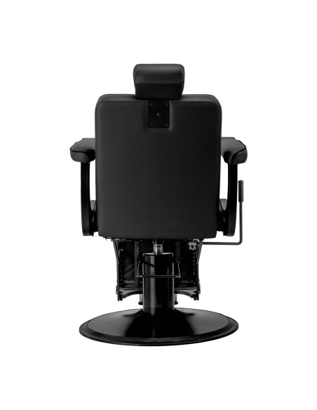 Gabbiano Visionerio barber chair black with black frame