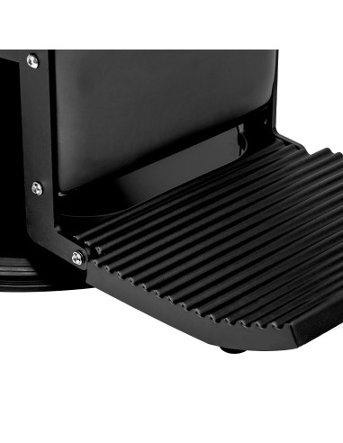 Gabbiano Visionerio barber chair black with black frame