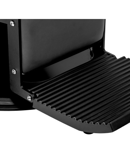 Gabbiano Visionerio barber chair black with black frame