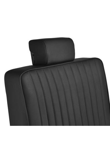 Gabbiano Visionerio barber chair black with black frame