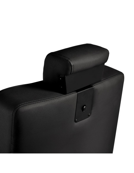 Gabbiano Visionerio barber chair black with black frame