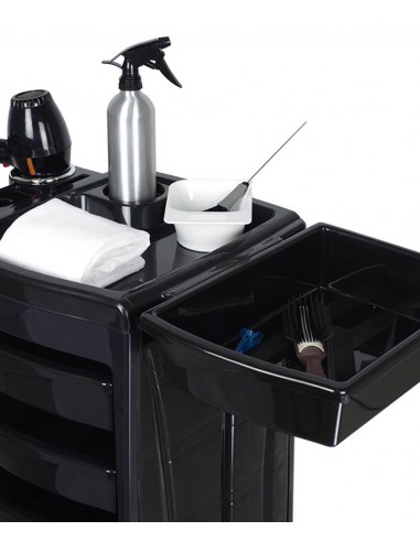 Salon Trolley - Capri Black Bella Furniture Ireland