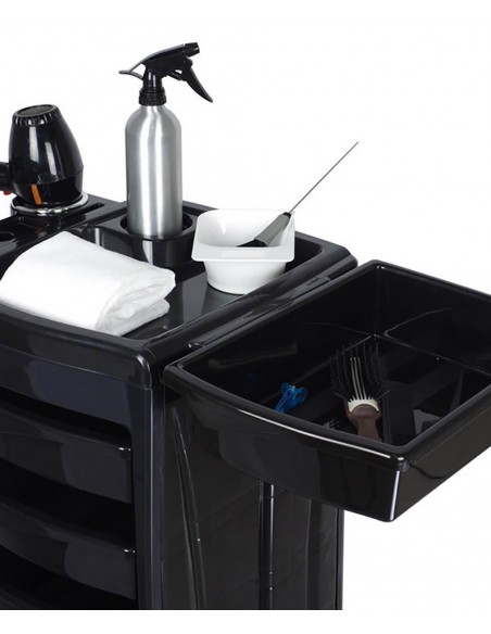 Salon Trolley - Capri Black Bella Furniture Ireland