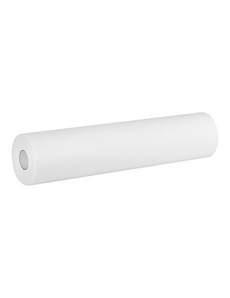 Disposable paper sheet with plastic coating, 50 x 40 m, white