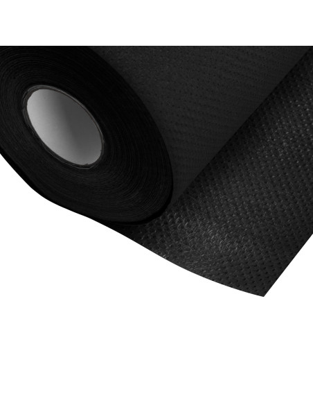Disposable laminated paper sheet, 50 x 40 m, black