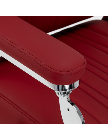 Gabbiano Elias barber chair red