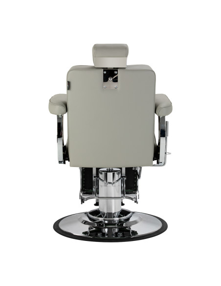 Gabbiano Visionerio barber chair grey chrome frame