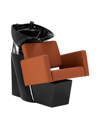 Gabbiano Vitoria brown Salon washbasin unit