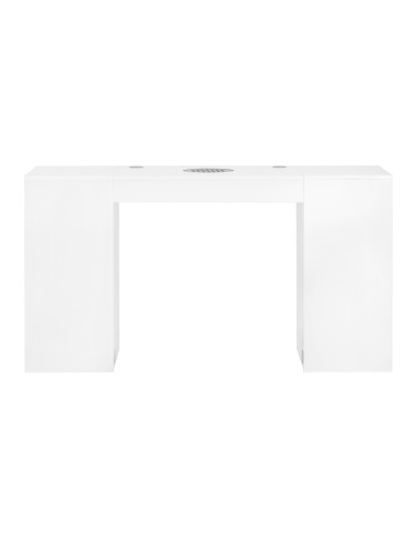 Nail desk 324 with cassette dust absorber white