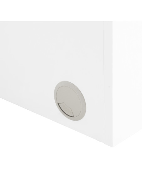 Nail desk 324 with cassette dust absorber white