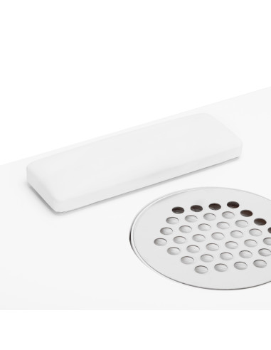 Nail desk 324 with cassette dust absorber white