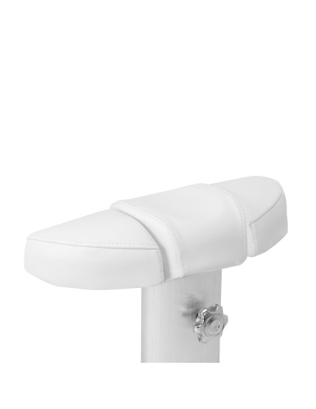 Azzurro shower tray with massager and white trolley