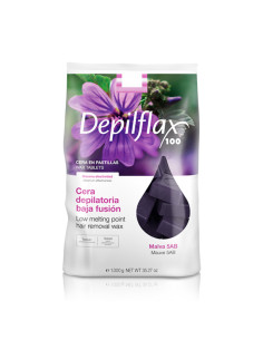 Depilflax 100 flexible low-melting point wax for hair removal Malva 5AB 1000 g