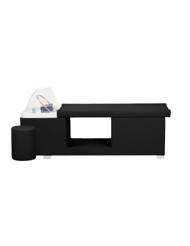 Gabbiano Head Spa Maldives Salon washbasin bed black