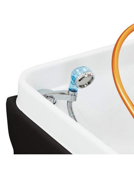 Gabbiano Head Spa Maldives Salon washbasin bed black