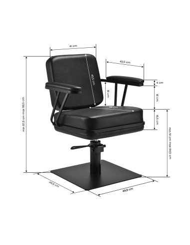 Gabbiano Madrid Styling chair black