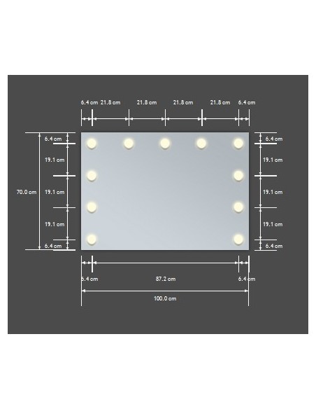 Glamour Mirror - 70x100