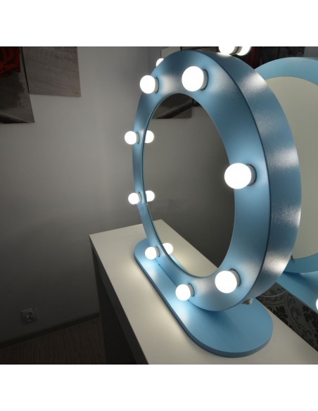 Hollywood Round Mirror - 70cm