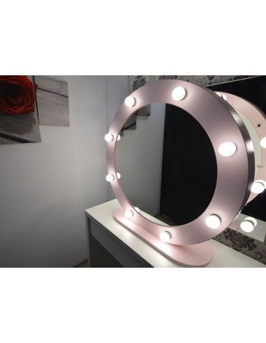 Hollywood Round Mirror - 80cm