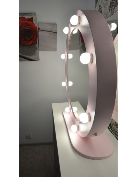Hollywood Round Mirror - 80cm