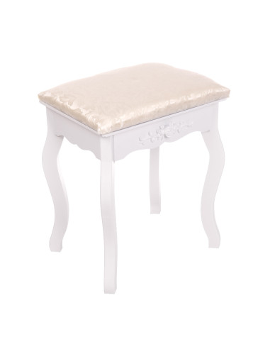Monica White LED Dressing Table | Bella Furniture Ireland