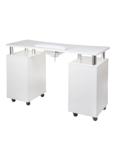 BD-3425+O White Manicure Table | Bella Furniture Ireland