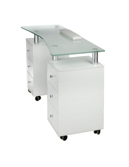 Manicure table BD-3425-1 WHITE