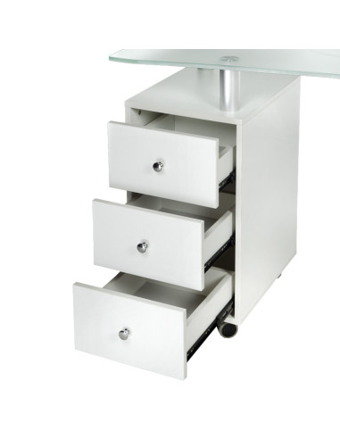 Manicure table BD-3425-1 WHITE