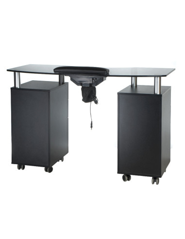 Manicure table + dust collector BD-3453+P BLACK