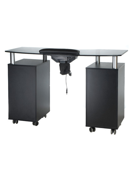 Manicure table + dust collector BD-3453+P BLACK