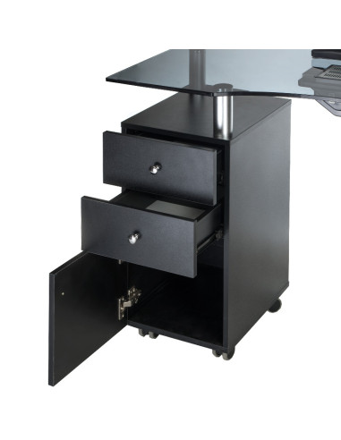 Manicure table + dust collector BD-3453+P BLACK