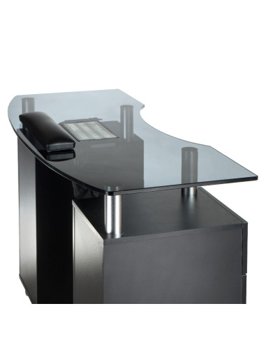 Manicure table + dust collector BD-3453+P BLACK