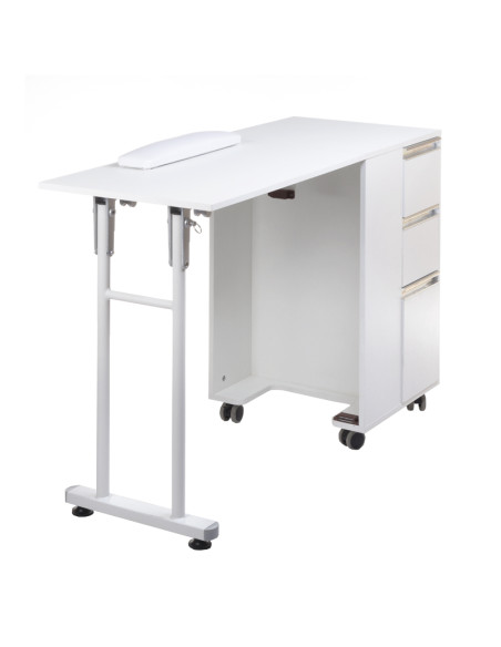Folding Manicure Table BD-3802 WHITE