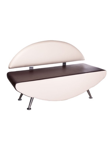 Waiting Room Sofa Carini BD-6710 cream-brown