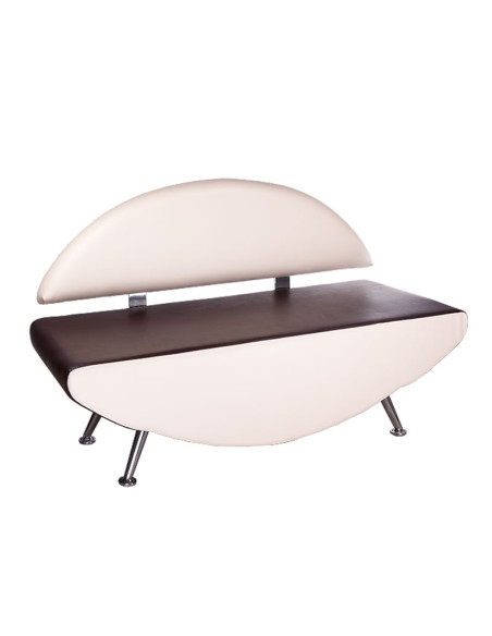 Waiting Room Sofa Carini BD-6710 cream-brown