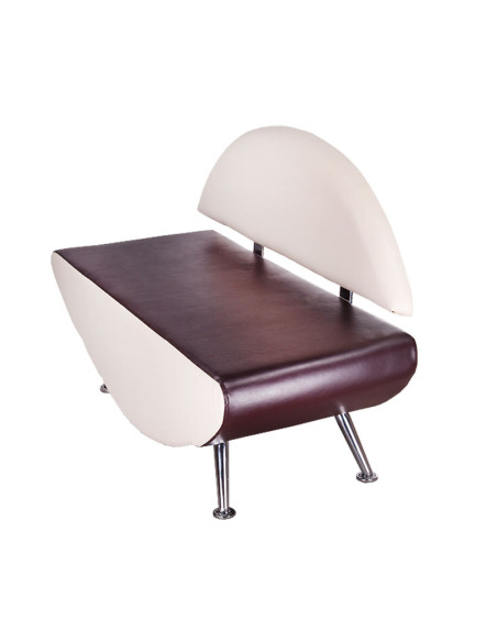 Waiting Room Sofa Carini BD-6710 cream-brown