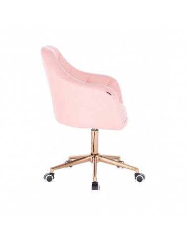 Copper Chair On Wheels - Pink BFHR830