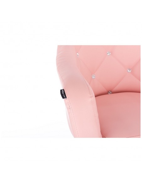 Copper Chair On Wheels - Pink BFHR830